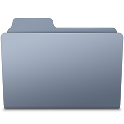 Generic Folder Graphite Icon 256x256 png